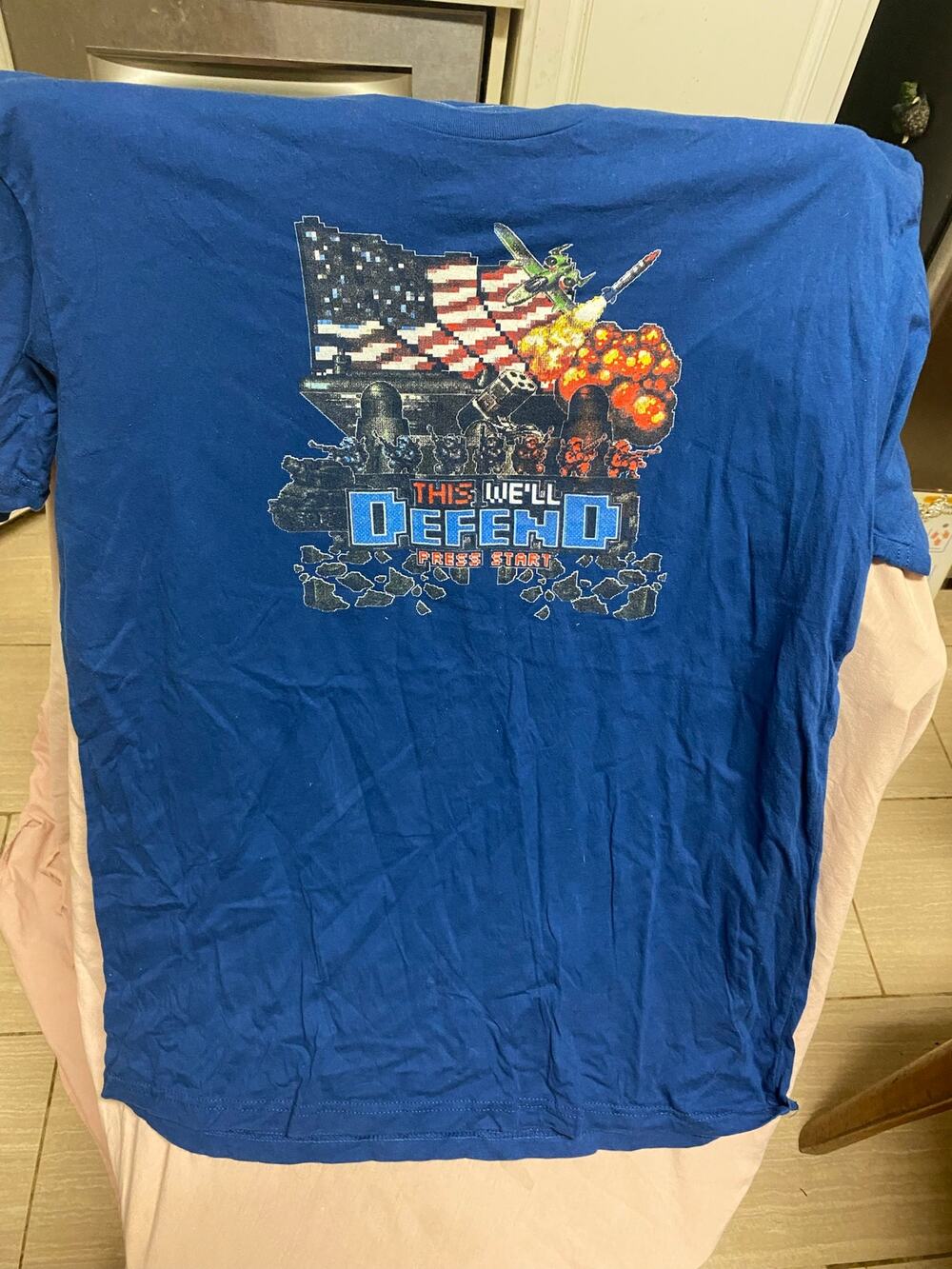 Grunt Style This We’ll Defend Press Start Shirt Size XL